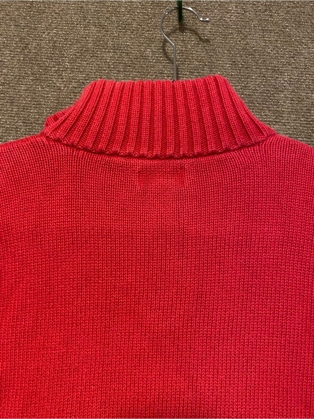 Polo by Ralph Lauren Red Cotton 1/4 Zip Sweater Boys XL 18-20 - Picture 9 of 10